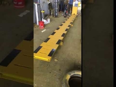 آسیب‌زننده خودکار لاستیک از جنس استیل ضد زنگ A3، نصب شده به صورت هم‌سطح، ضد ضربه