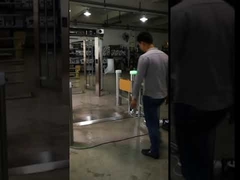 دسترسی کنترل عابر پیاده مانع دروازه نوسانی استوانه ای خودکار