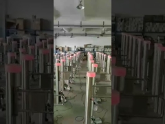 درب گردان عابر پیاده از جنس استیل ضد زنگ 304 با ارتفاع کمر