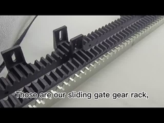 فابریک مستقیم M4 مستقیم گالوانیزه شده فلز فولاد Gear Rack برای باز کننده درب کشویی اتوماتیک