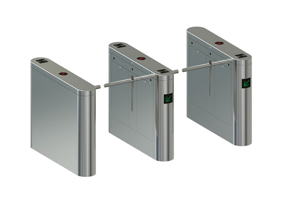 IP55 RFID کنترل دسترسی به گیت امنیتی پل دوگانه چرخان بازوی رها کردنی