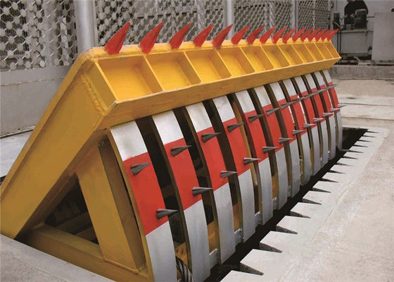 مسدود کننده جاده هیدرولیکی با نویز کم با بارگذاری محور 70T و کنترل PLC برای کرب بالا رونده با امنیت بالا