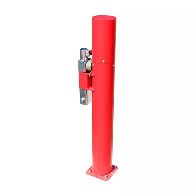 وزن سبک 2.5 متر دروازه ی اتوماتیک مانع پارک Dc12v 24v قطب گرد
