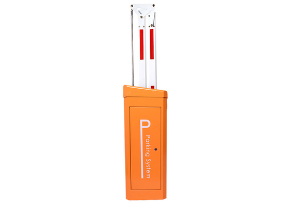220 V Servo Motor Boom Barrier Gate مواد فولادی ملایم با آشکارساز حلقه