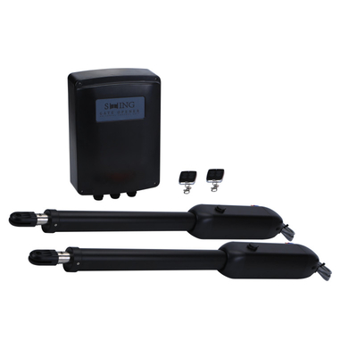پشتیبانی از لامپ هشداری سلول های نورانی سیستم خورشیدی GSM و قفل الکترونیکی با SW400DC Swing Gate Operator