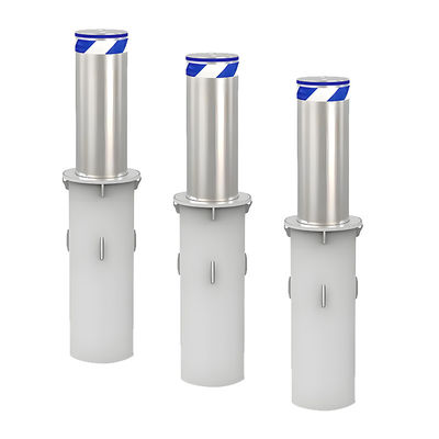 خنثی سازی وسایل نقلیه دشمن (HVM) نوار LED فولاد ضد زنگ برش شده بالارد هیدرولیک خودکار