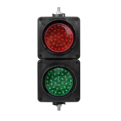چراغ راهنمایی LED دو رنگ قرمز و سبز 100 میلی متری 4 اینچ برای پلتفرم بارگیری و تخلیه قفسه توقف و حرکت