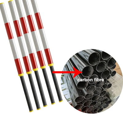 دروازه موانع پارکینگ قابل تنظیم با طول 1m تا 4m و بازوی چوبی فیبر کربن 36mm تا 50mm