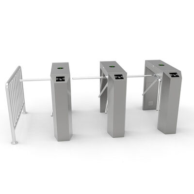 IP44 سولناید قفل کردن سه پایه دروازه Turnstile با 510mm بازو برای کنترل دسترسی ساختمان اداری