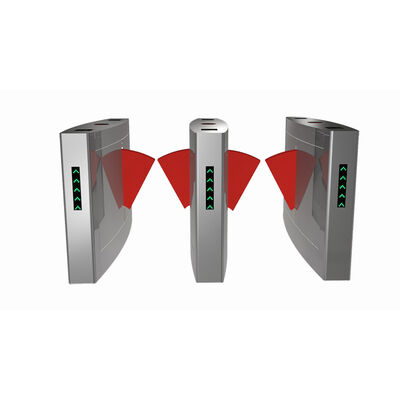 درب فلپ موتور BLDC Turnstile DC24V اکریلیک اثر انگشت دو جهته