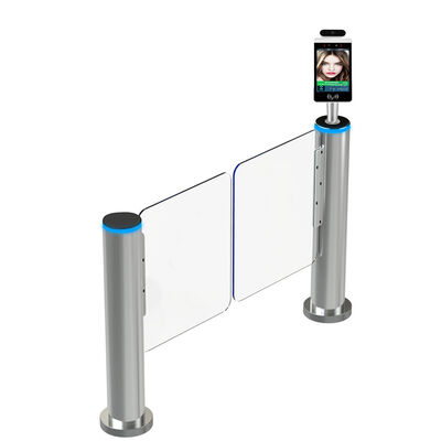 دروازه مانع چرخشی Fastlane خود بسته شونده استوانه ای سرعت دروازه برای ساختمان