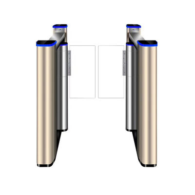 تشخیص چهره IP54 RS485 Biometric Swing Gate با 10mm Acrylic Barrier برای کنترل دسترسی امن