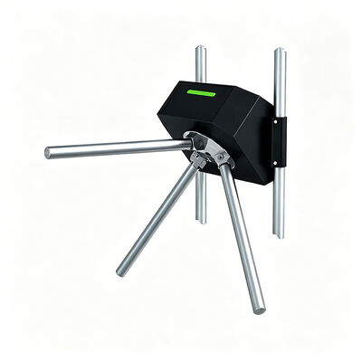 24V DC Power Slim Smart Tripod Turnstile با فولاد ضد زنگ 304 و عرض عبور 550mm برای حمل و نقل عمومی