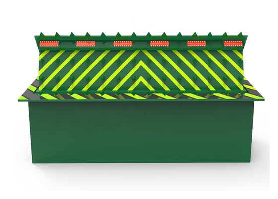 تمام اتوماتیک هیدرولیک راه مسدود کننده با چراغ LED هشدار و 380V منبع برق ساخته شده از فولاد A3