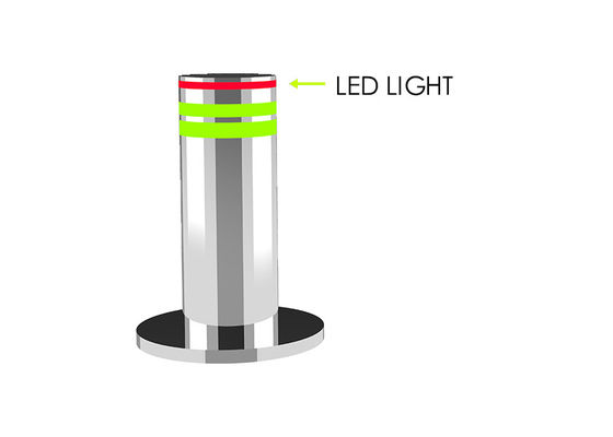 بولارد های خودکار بالا رونده از جنس استیل ضد زنگ 316 با بار 70 تن و زمان بالا آمدن 3 ثانیه برای ایمنی جاده