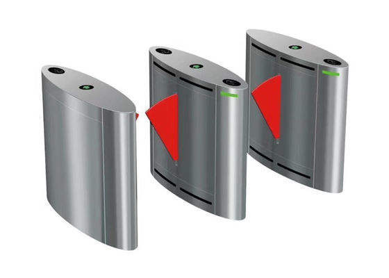 دو طرفه 600mm عرض SS304 فلاپ دروازه مانع با 0.2s زمان باز