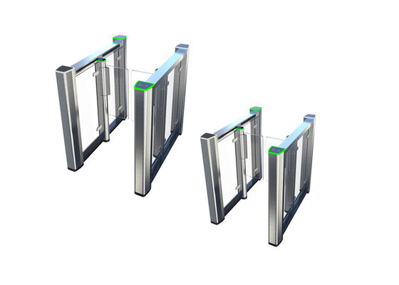 تشخیص چهره IP54 RS485 Biometric Swing Gate با 10mm Acrylic Barrier برای کنترل دسترسی امن