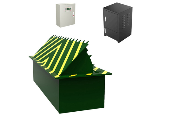 صفحه نمایش LCD مسدود کننده جاده هیدرولیک فولادی 3.7KW A3 برای ترافیک