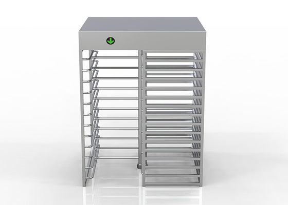 درب گردان تمام قد اندازه‌گیری دما با تشخیص چهره و استیل ضد زنگ SUS304 برای کنترل دسترسی با امنیت بالا