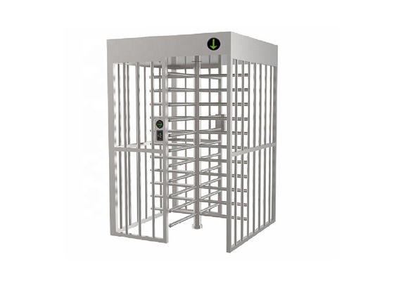 600mm Passage IP54 Turnstile در ارتفاع کامل با عصا 90 درجه برای کنترل دسترسی امنیتی بالا