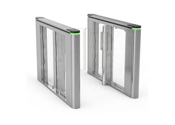 40P/ Min SS304 Acrylic Swing Turnstile Gate Brushless DC Motor 100W