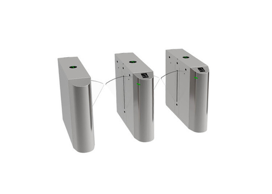 بال آکریلیک 600 میلی متر عرض فلپ دروازه مانع 100W SUS304 جمع شونده