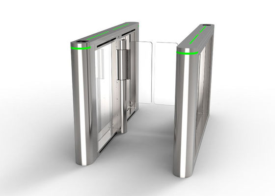 100W Acrylic Barrier 24V BLDC Motor Speed Gate Turntile کمر ارتفاع آویزان مانع دروازه