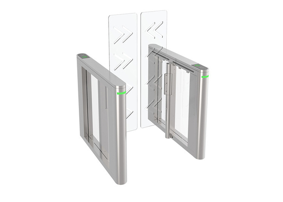 AC100V Lane Turnstile Gate 0.2s سروو بدون جاروبک پانل چرخشی تمام ارتفاع