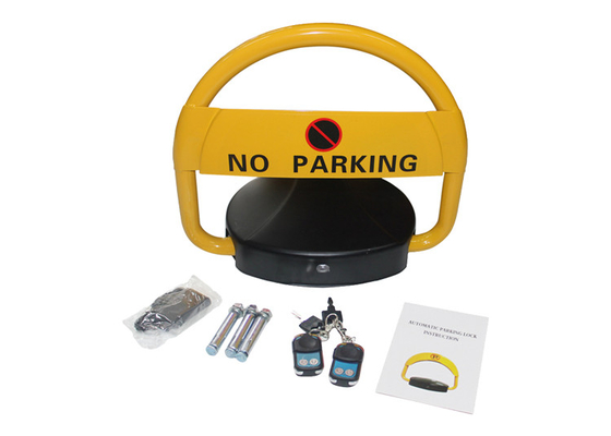 Dry Battery Rechargeable Lock Parking App Control 390mm Rising DC6V